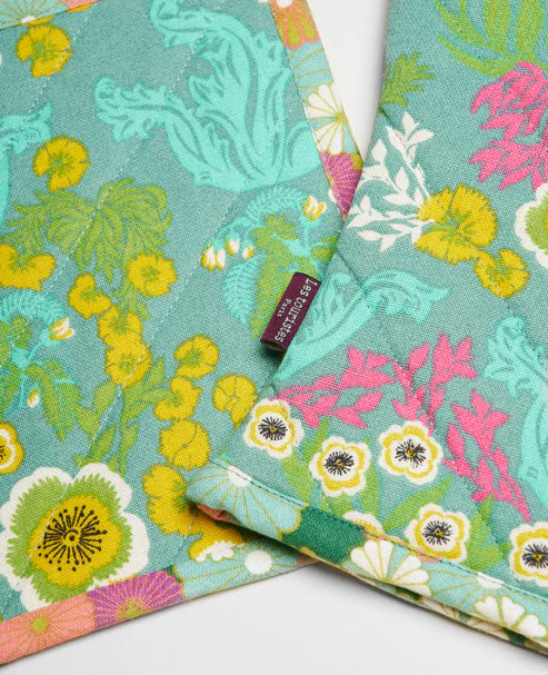 【Les Touristes】GLOVE + PO THOLDER_swainston green / mellow green