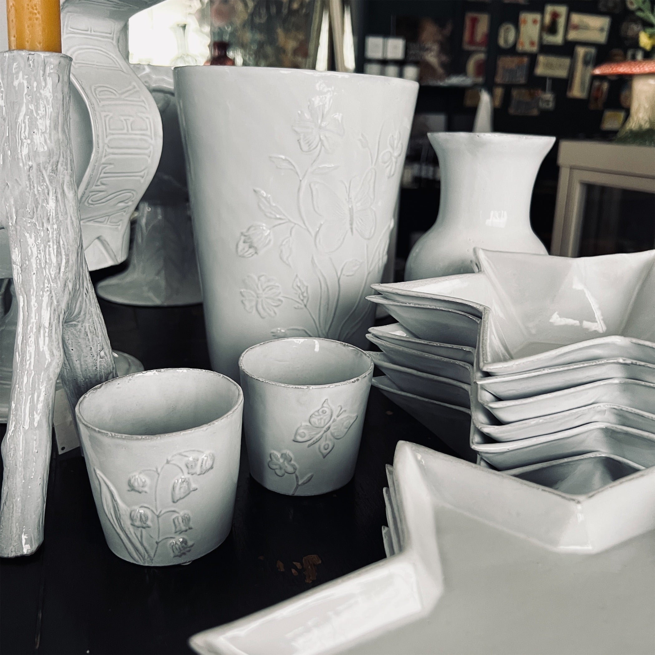 Astier de Villatte】Fleurs Tumbler (Lily of The Valley) | フィールシーン / FEEL  SEEN – FEELSEEN