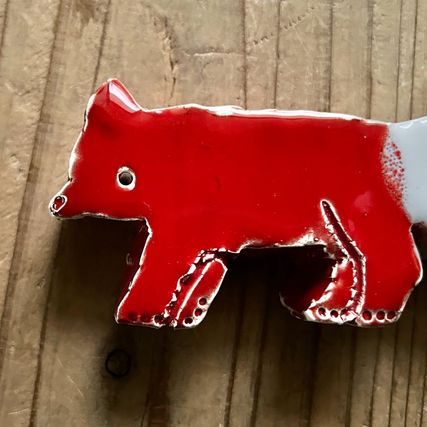 【MV% ceramics design】RED FOX