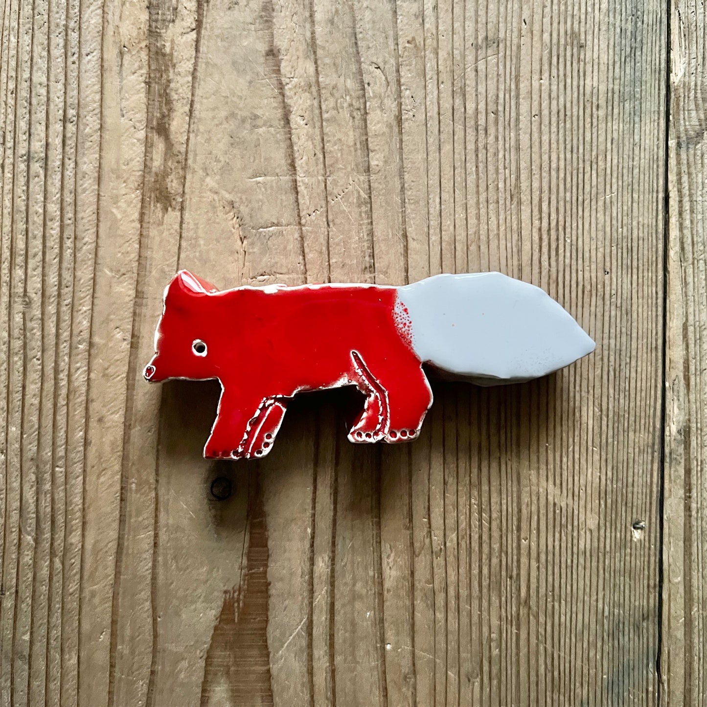 【MV% ceramics design】RED FOX