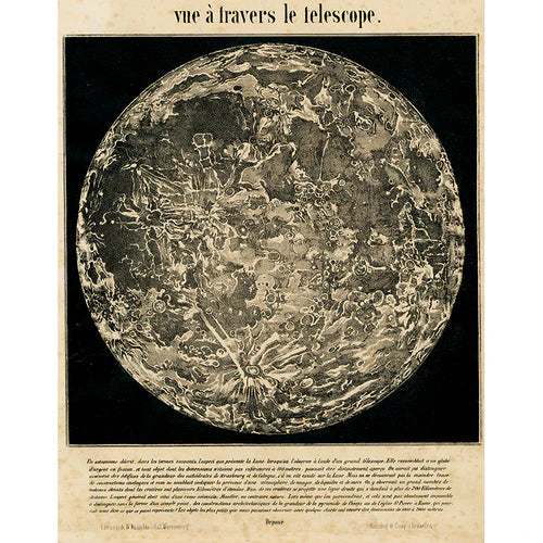 【JOHN DERIAN】デコパージュプレートThe Moon (p 135)