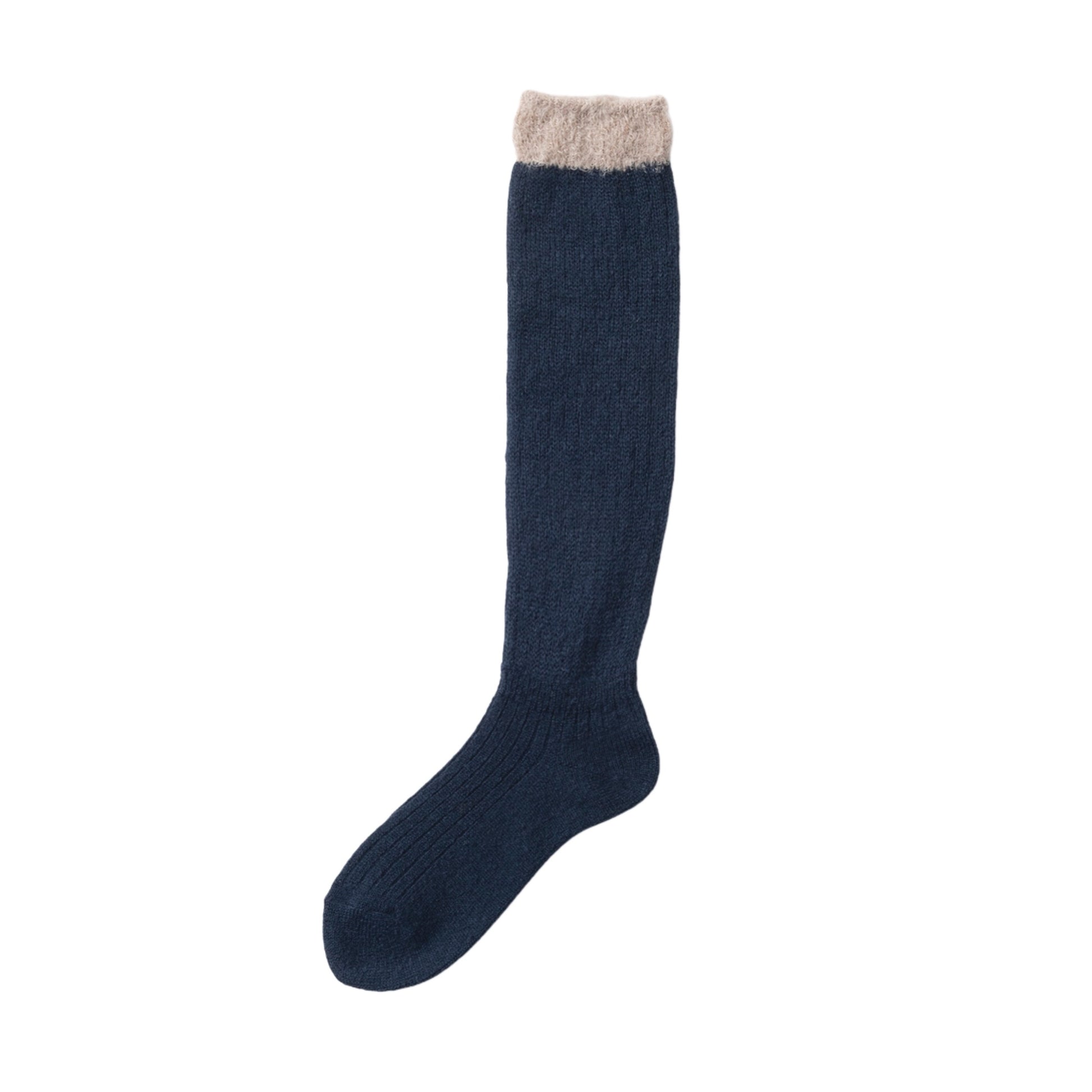 【TRICOTE】MOHAIR RIB LOOSE SOCKS