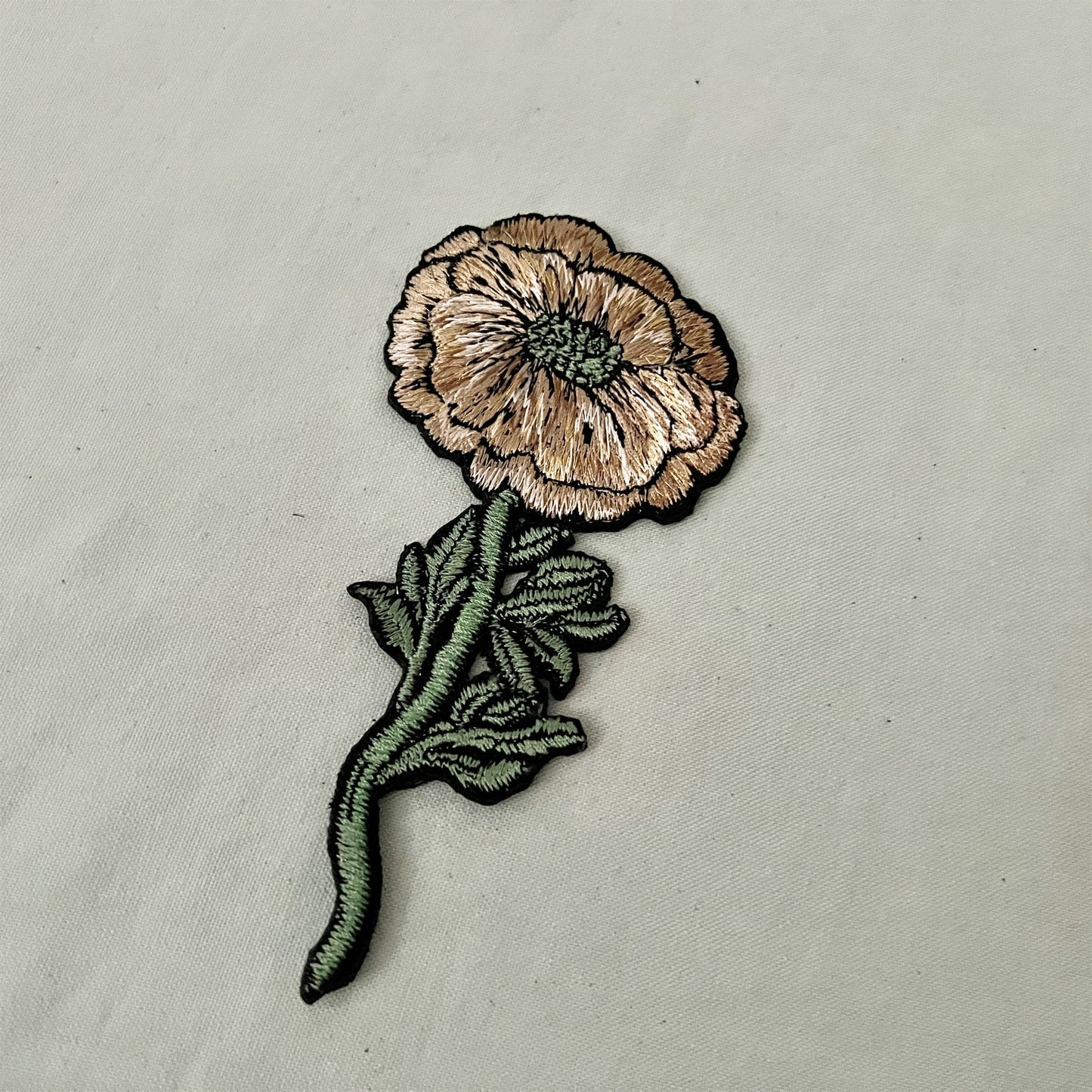 【ma.macaron】ベージュの花  A