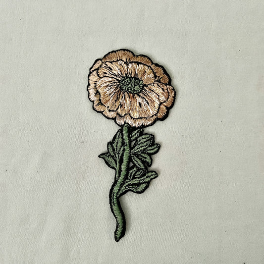 【ma.macaron】ベージュの花  A