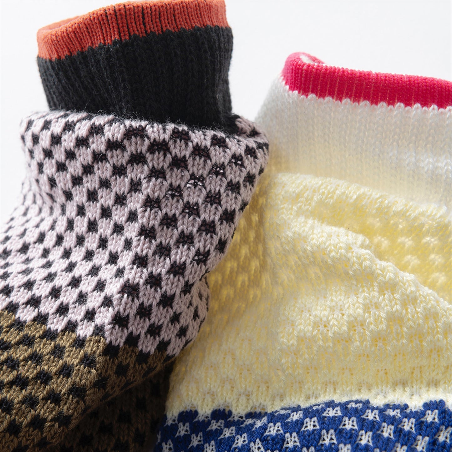 【TRICOTE】BORDER MESH SOCKS