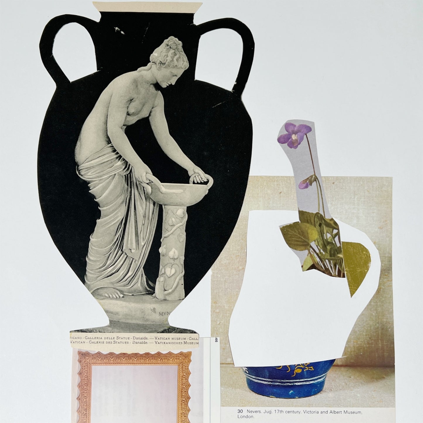 【Alison Owen】Woman with basin and pitcher_Collage