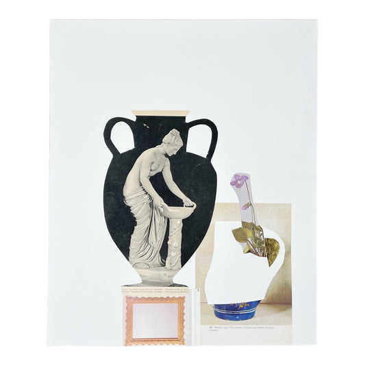 【Alison Owen】Woman with basin and pitcher_Collage