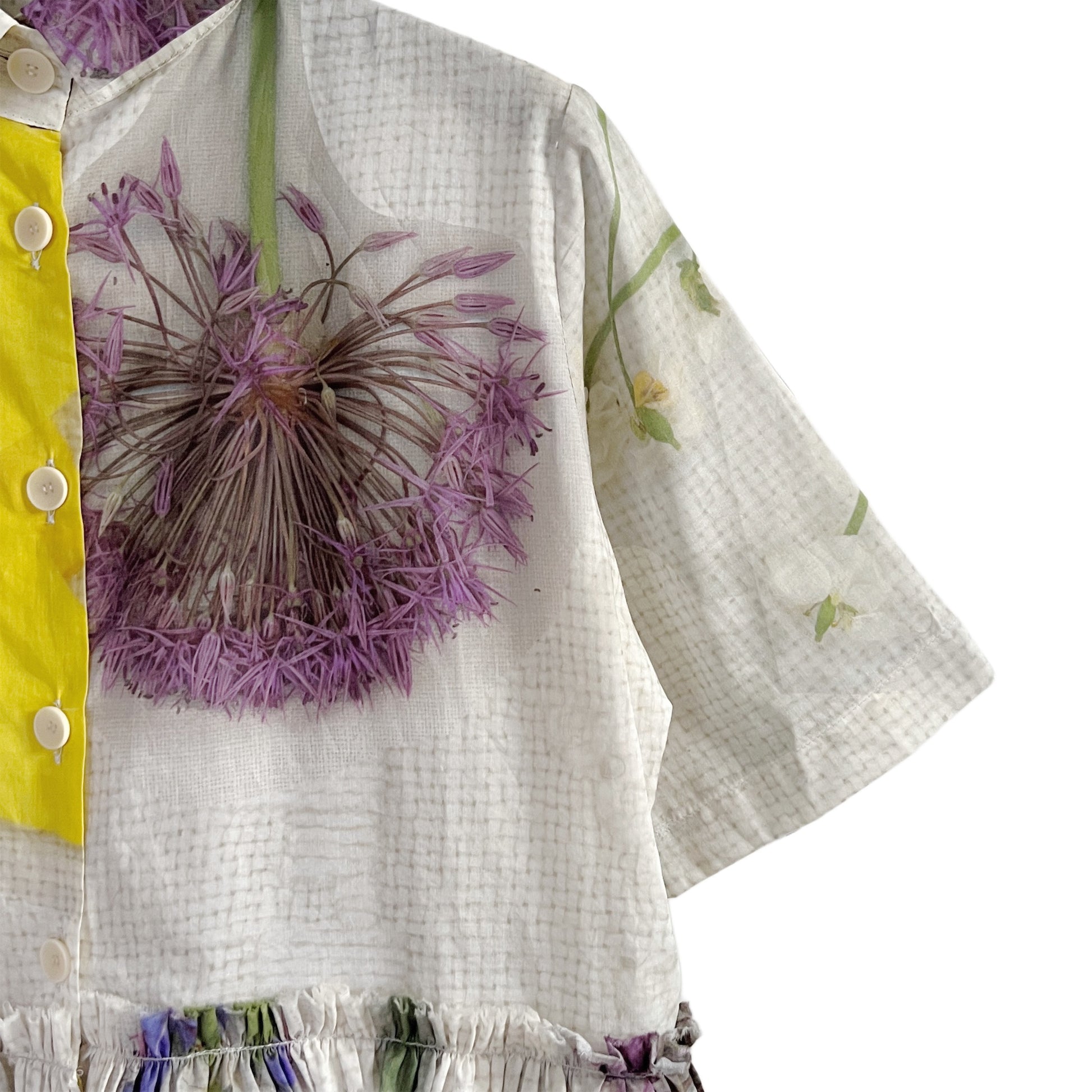 【Colomba Leddi】DRESS_MUSLIN_wildflower collage