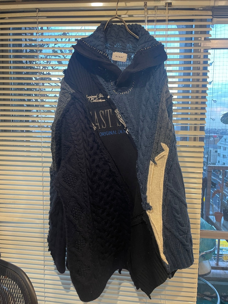 【nisai】深い青のヘビーニット