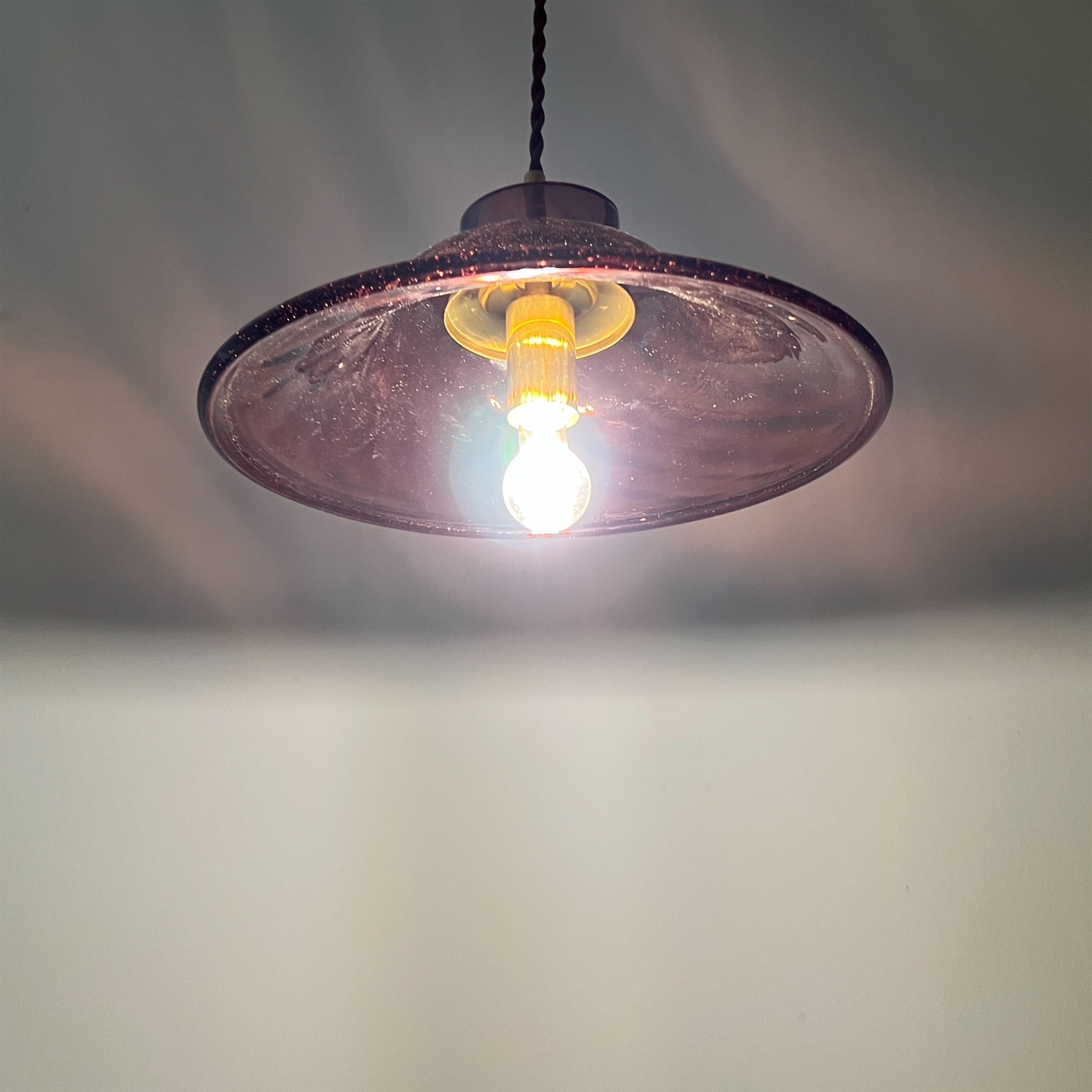 La Soufflerie】ランプシェード Suspension Calotte Framboise