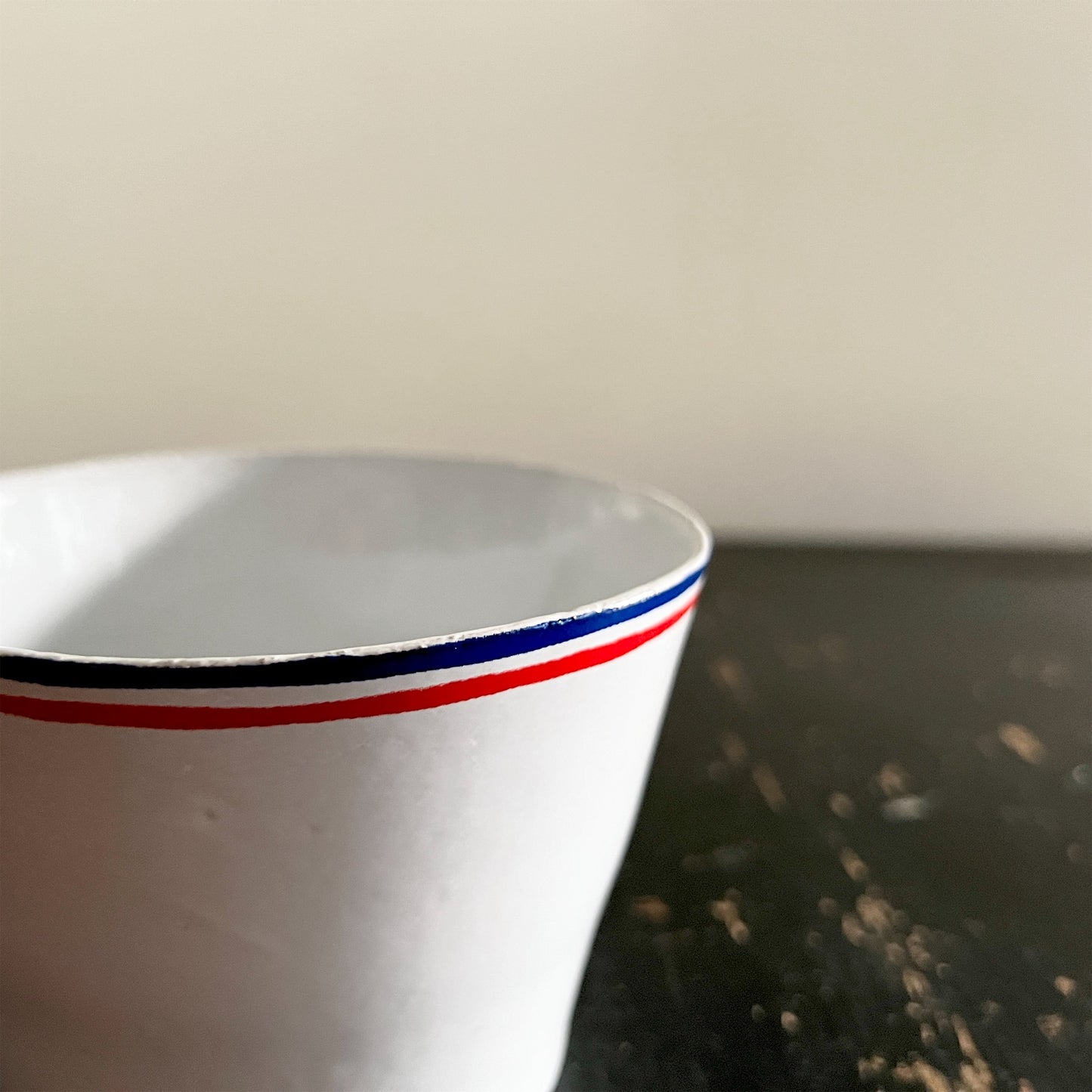 【Astier de Villatte】Very Large Cup Tricolore Without Handle