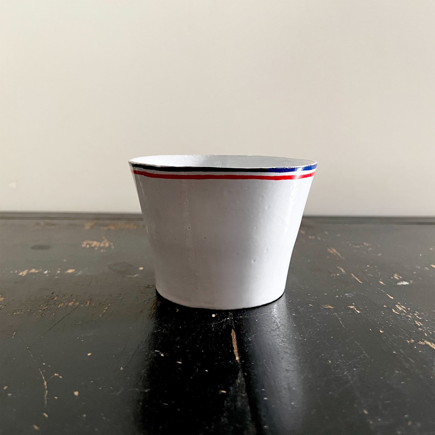 【Astier de Villatte】Very Large Cup Tricolore Without Handle