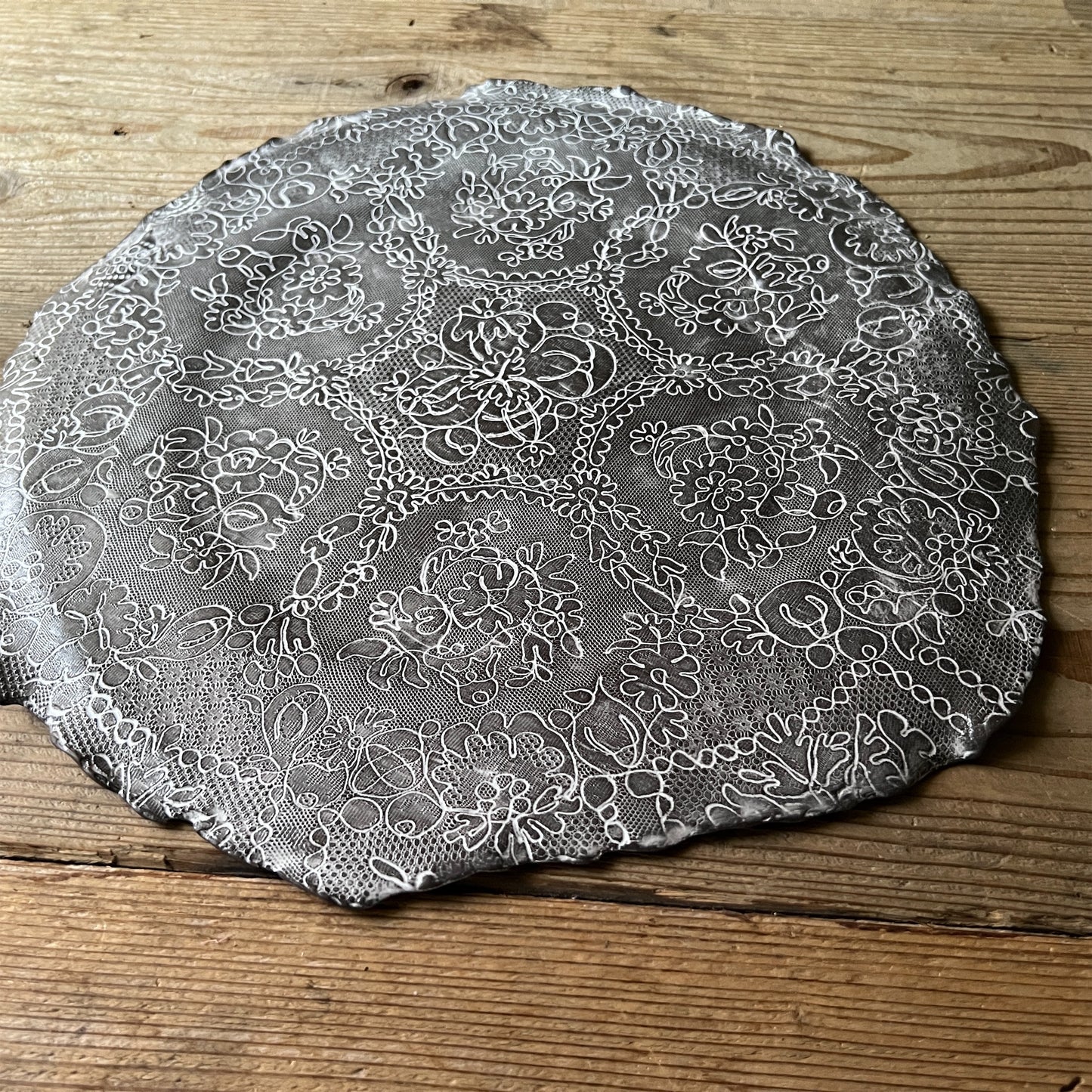 【Valerie Casado】大皿 黒 m-36