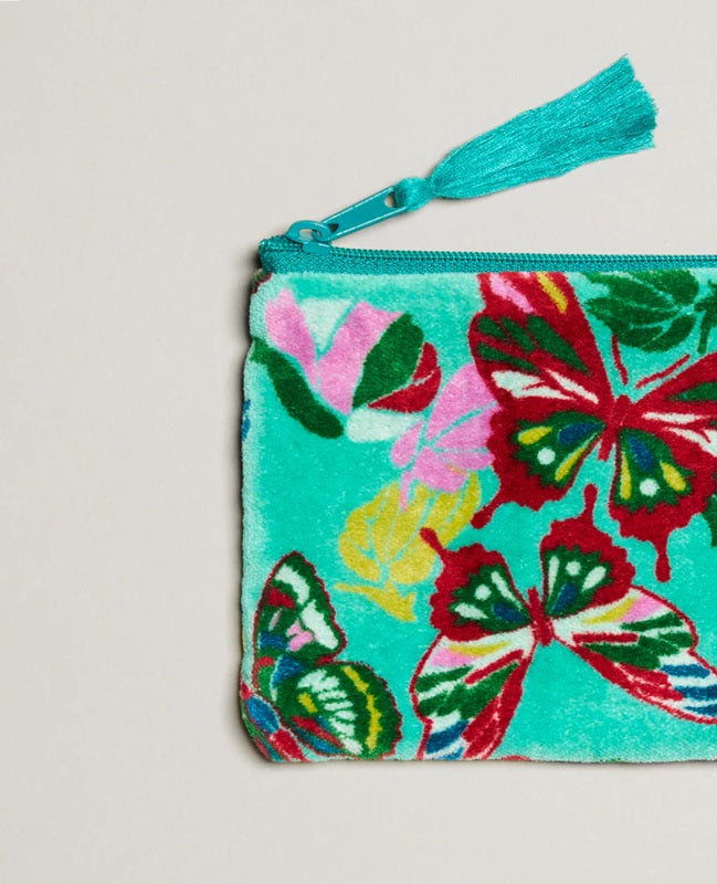 【Les Touristes】SMALL FLAT ZIP PURSE _holy bisquay