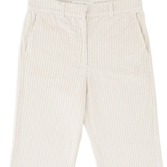 【Mii Collection】Plain Embroidered Velvet Pant #115