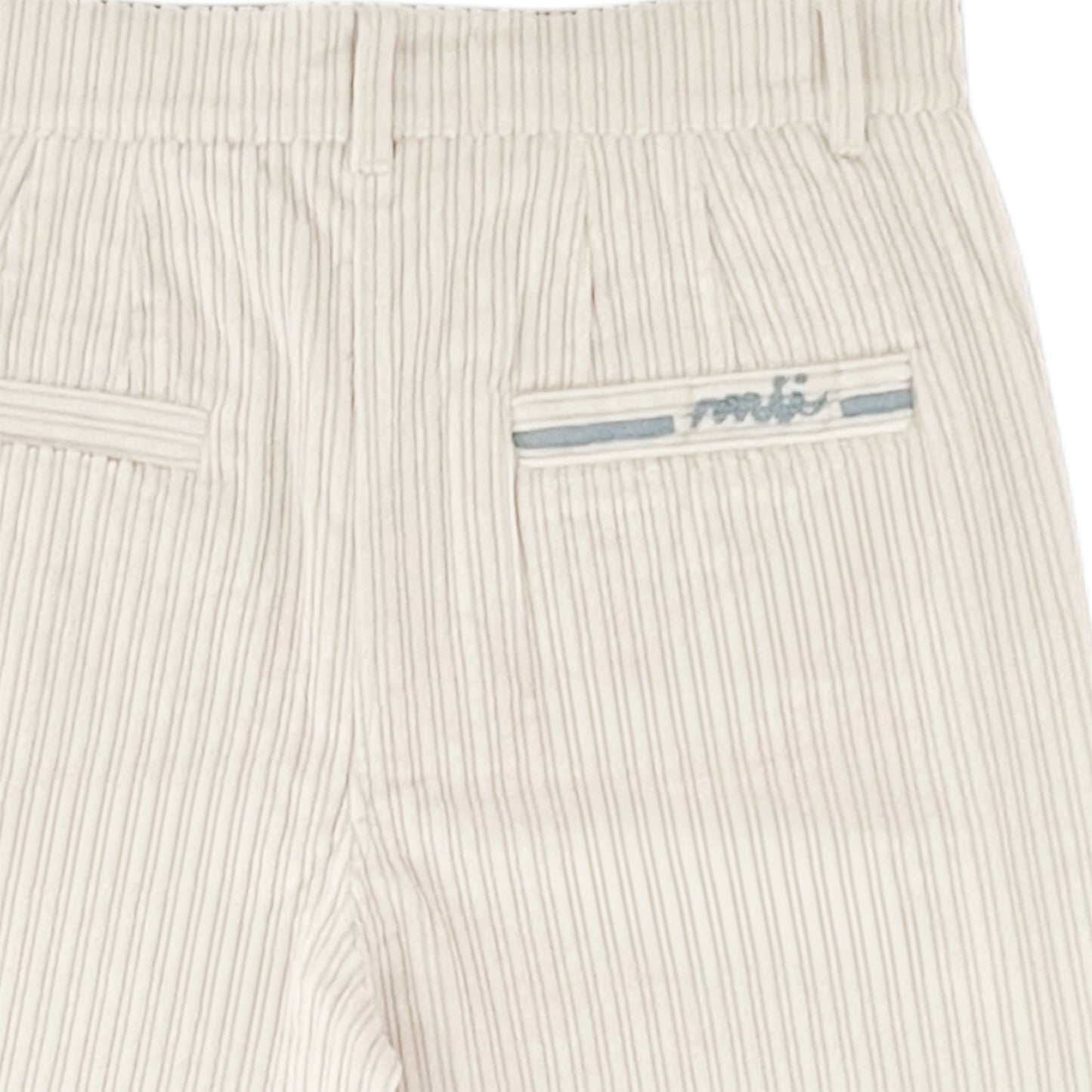 【Mii Collection】Plain Embroidered Velvet Pant #115