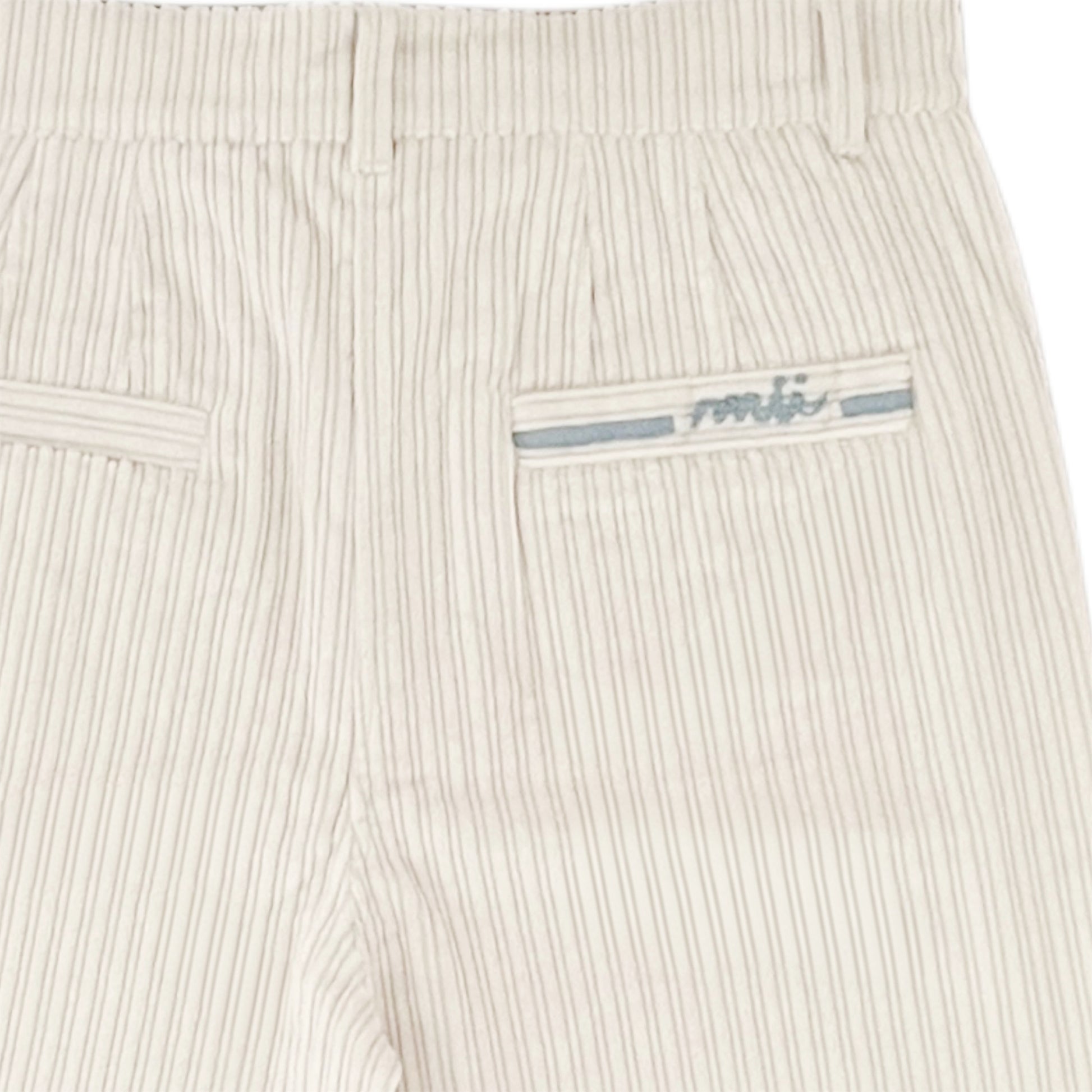 【Mii Collection】Plain Embroidered Velvet Pant #115