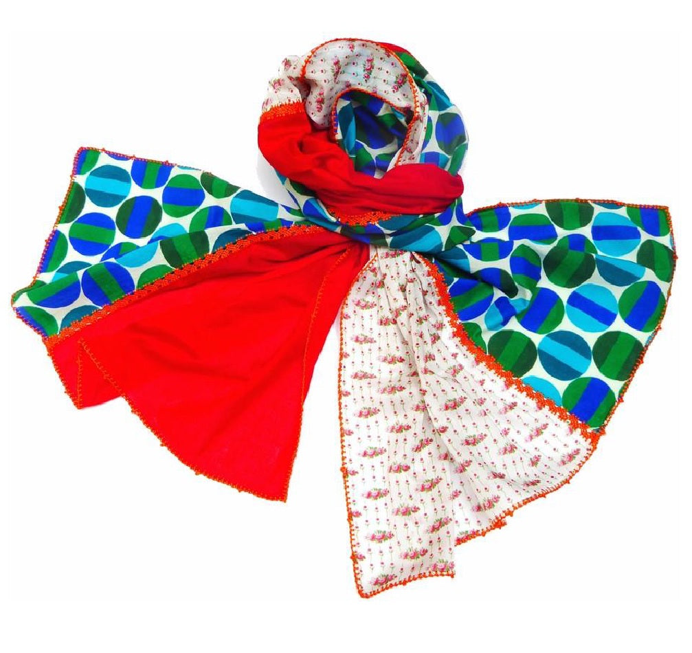 【Leo Atlante】OUPS Scarf_turquoise