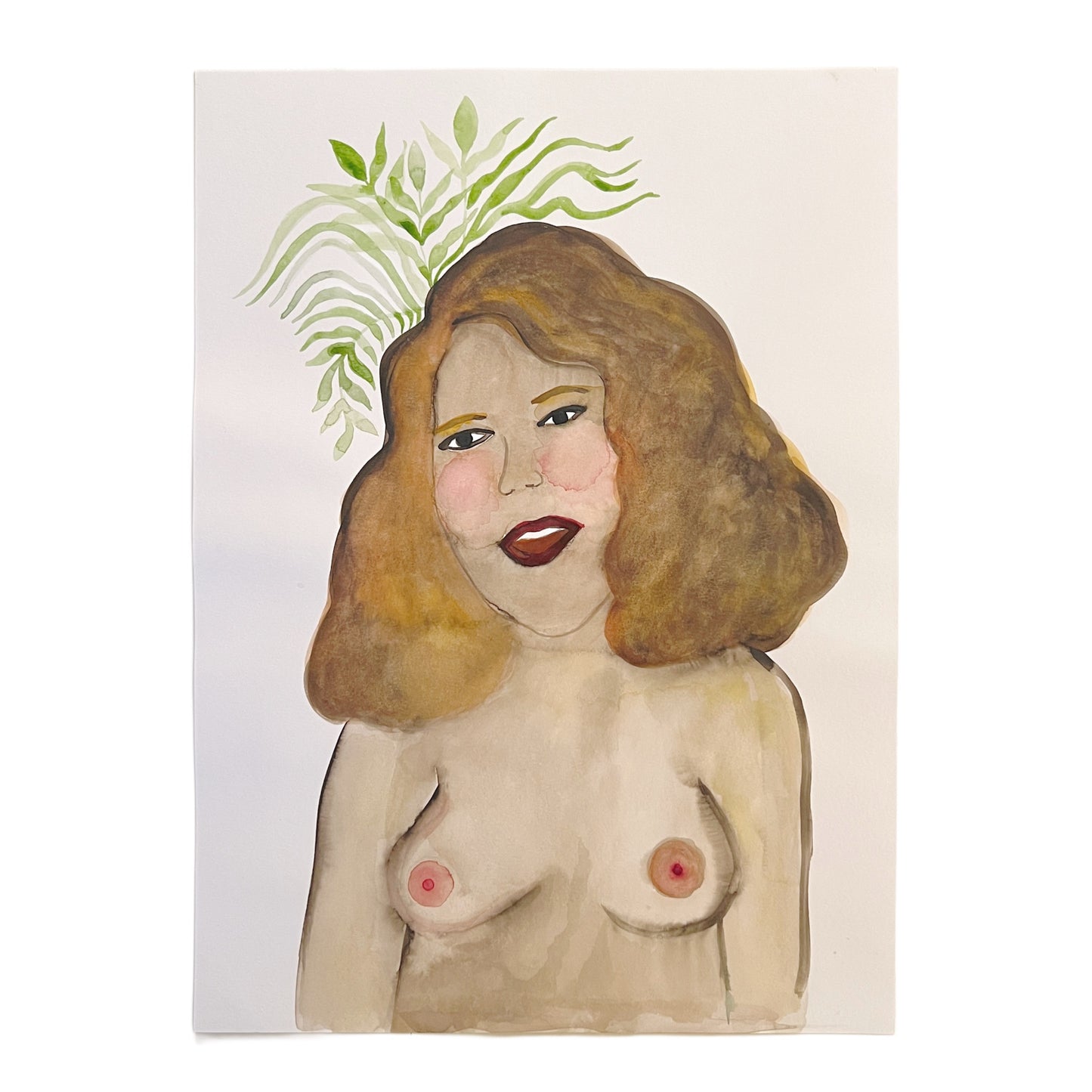 【Cathy Burghi 】上半身頭左から草笑顔