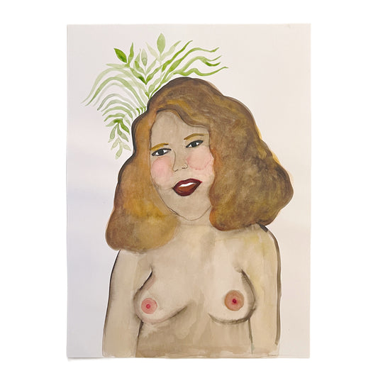 【Cathy Burghi 】上半身頭左から草笑顔