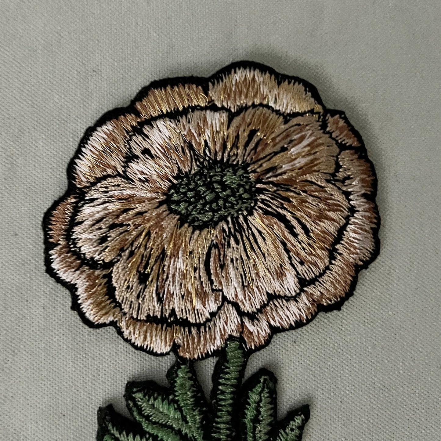 【ma.macaron】ベージュの花  B