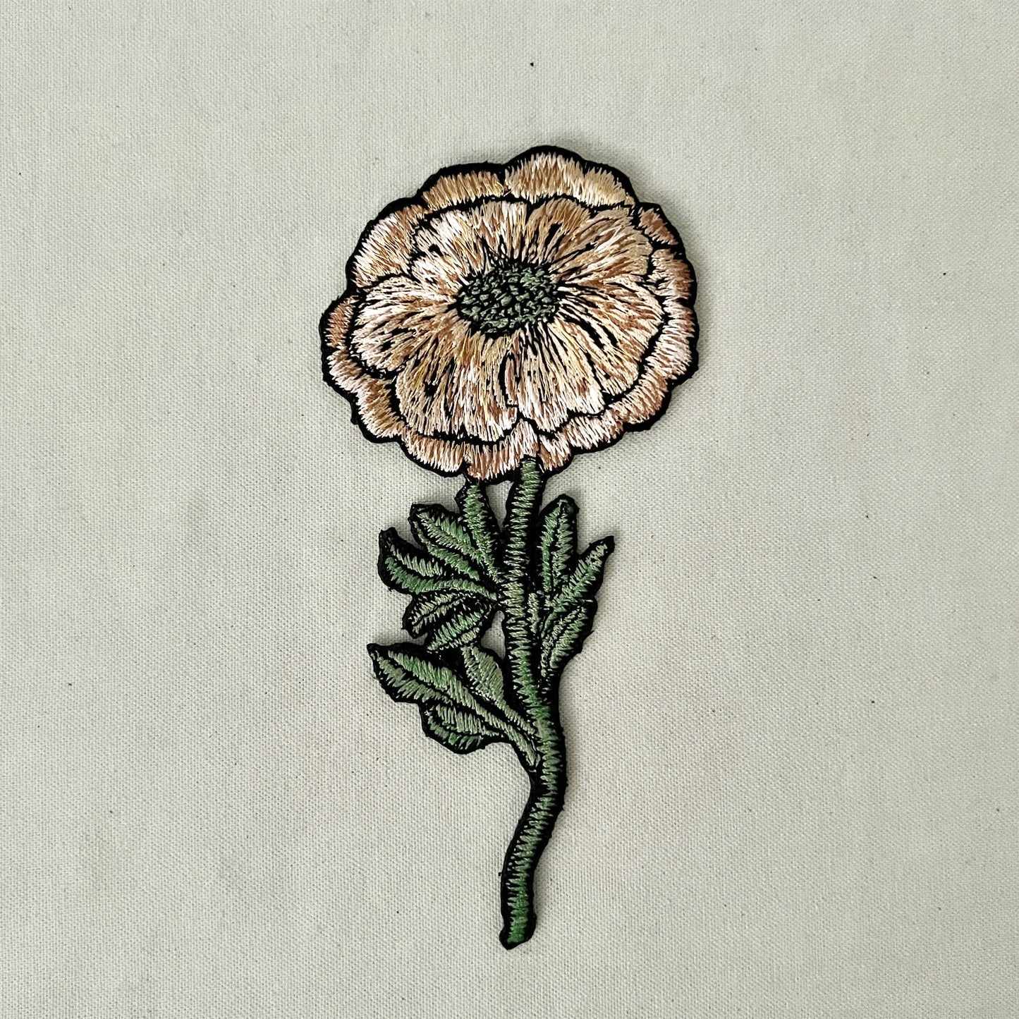 【ma.macaron】ベージュの花  B