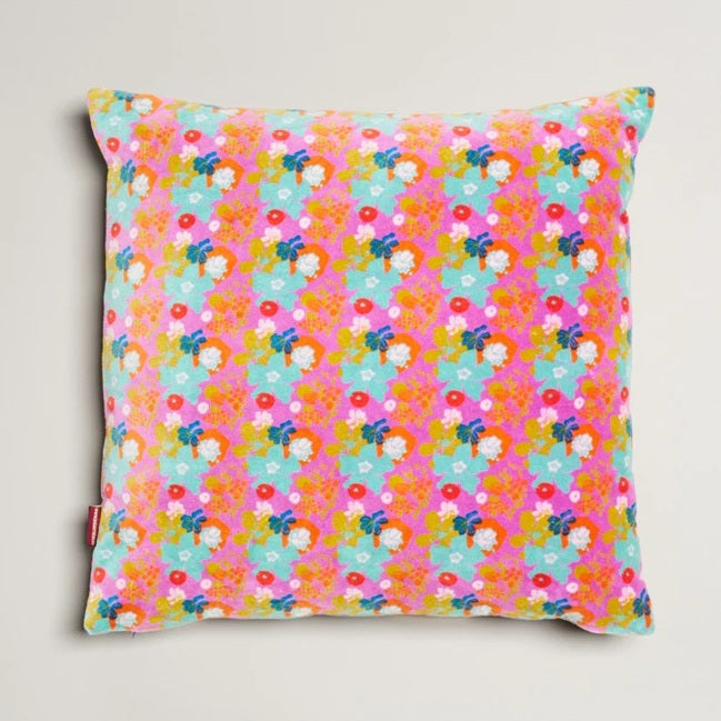 【Les Touristes】CUSHION square_mackintosh purple