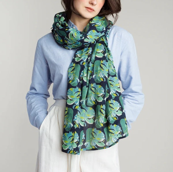 【Les Touristes】STOLE _split navy