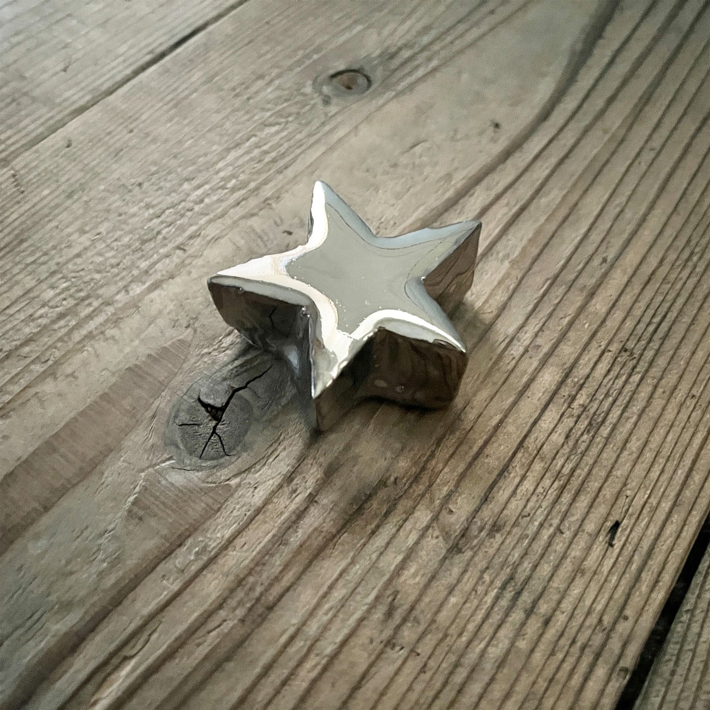 【MV% ceramics design】SMALL SILVER STARS