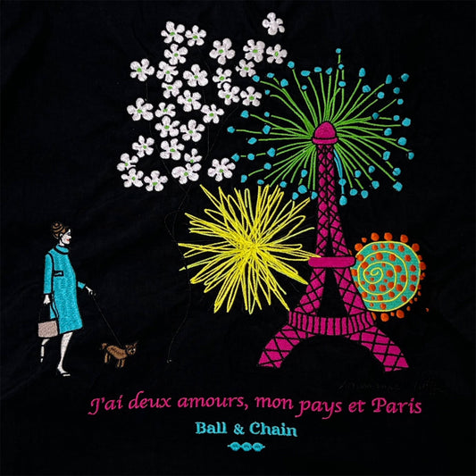 【Marianne Batlle】Ball & Chain×Marianne Batlle The Eiffel Tower M&B-01M BL
