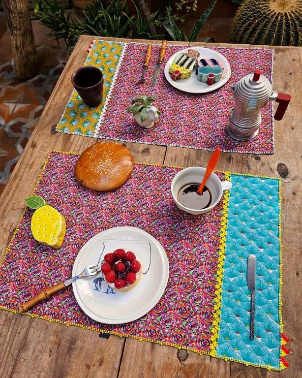 【Leo Atlante】Placemat_turquoise