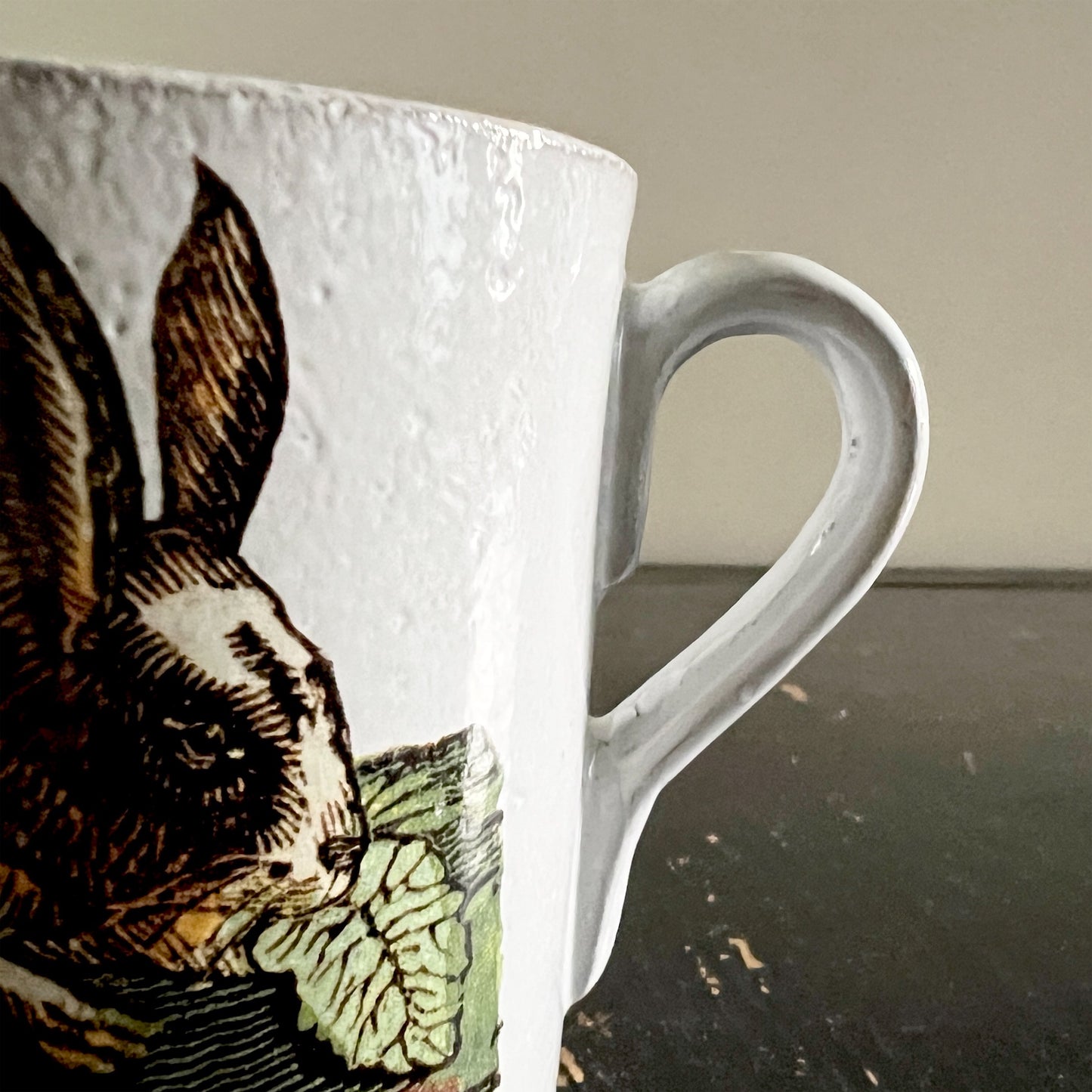 【Astier de Villatte】Large Munching Rabbit Mug