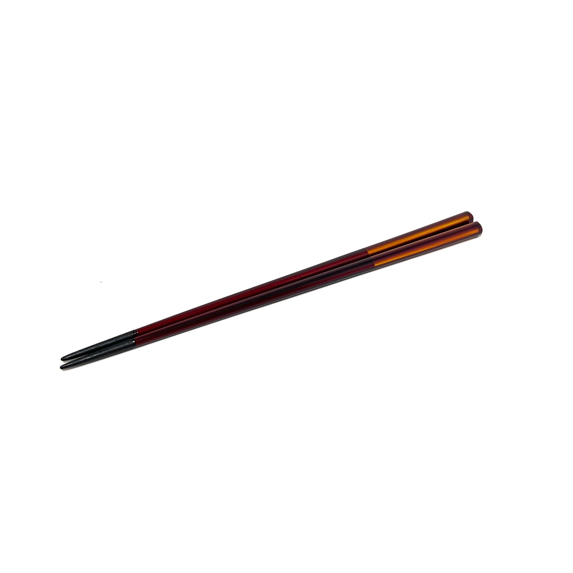 【塗師屋いち松】波涛箸_溜