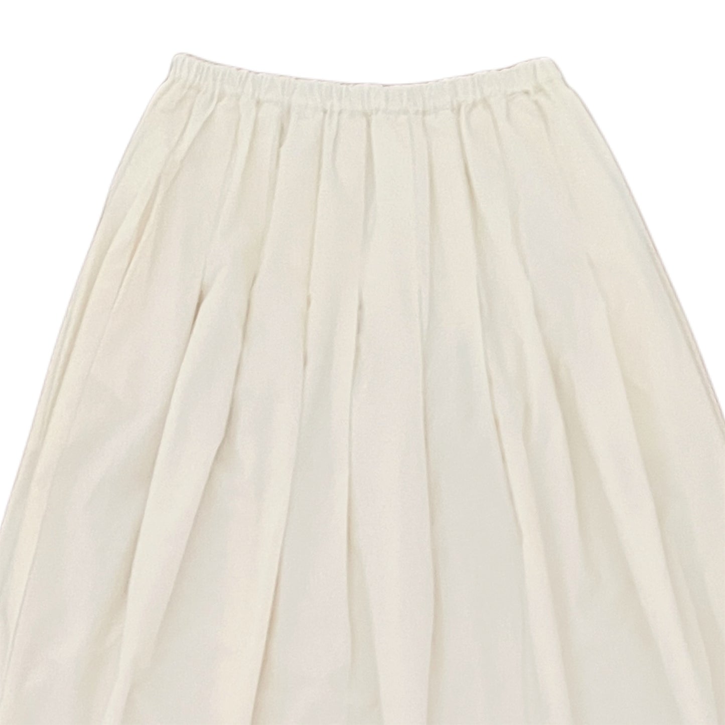 【Mii Collection】Plain Woven Velvet Long Skirt #114