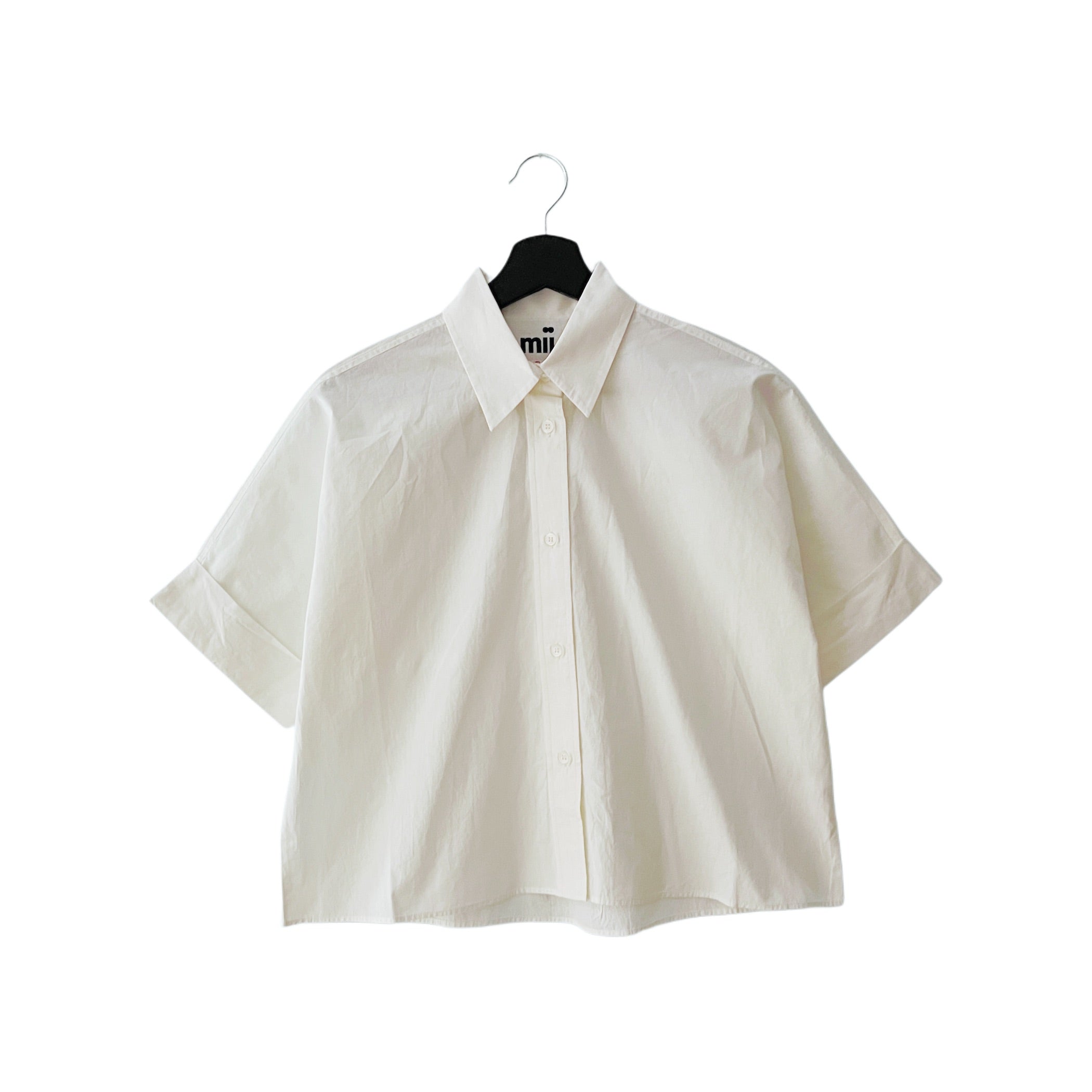 Mii Collection】hand woven solid organic cotton short sleeve/126