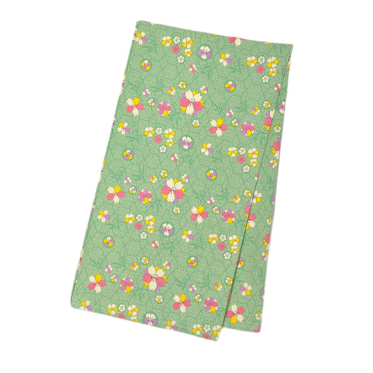 【Les Touristes】コットンマルチクロス KOBE GREEN マルト・デムラン セレクト