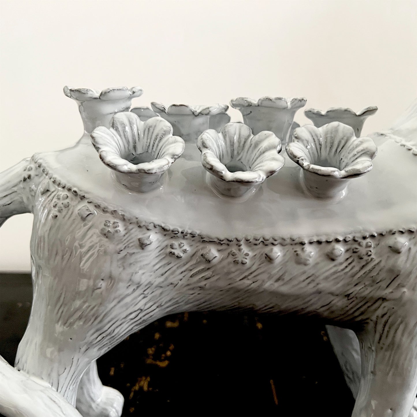 【Astier de Villatte】Cat Flower Holder - Right