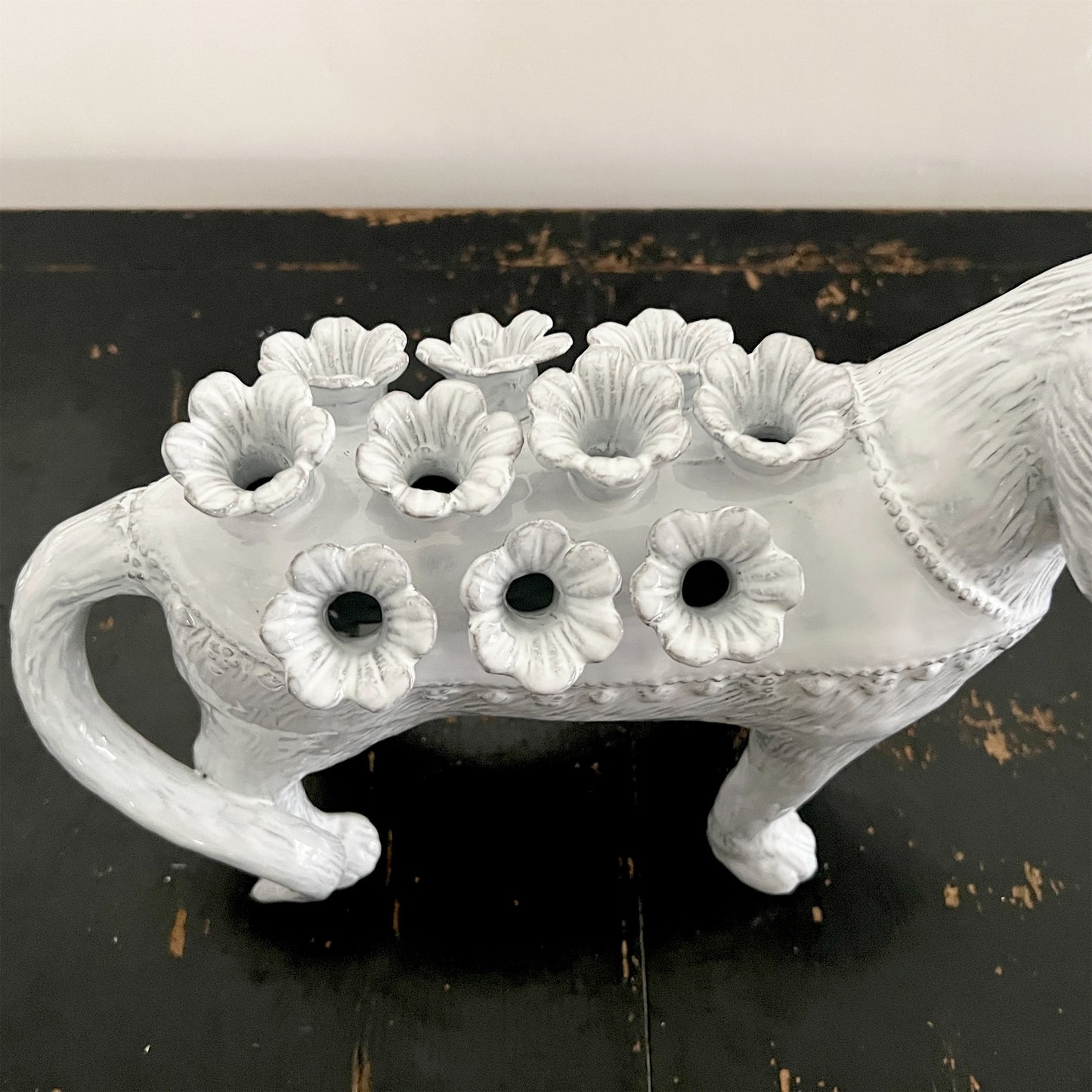 【Astier de Villatte】Cat Flower Holder - Right