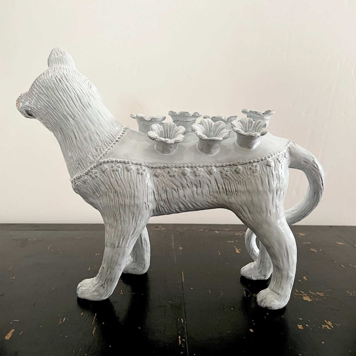 【Astier de Villatte】Cat Flower Holder - Right
