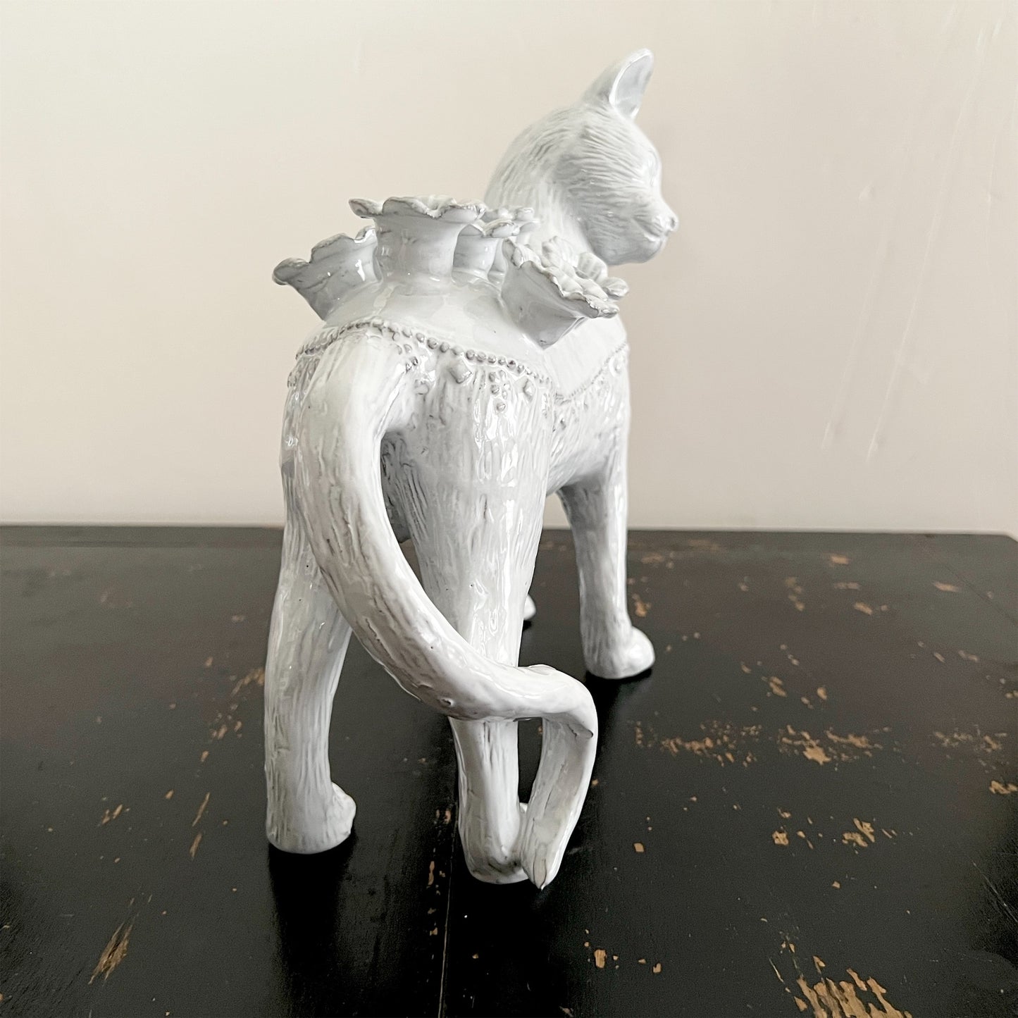 【Astier de Villatte】Cat Flower Holder - Right