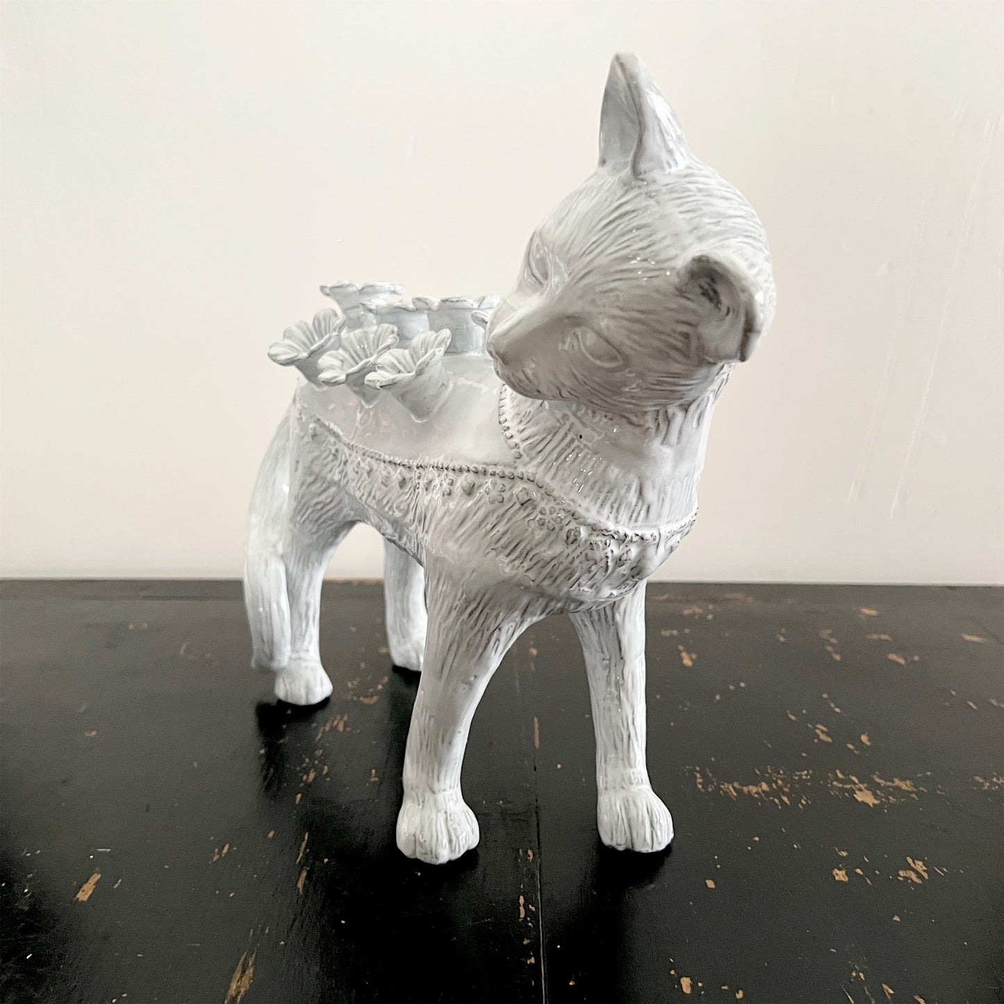 【Astier de Villatte】Cat Flower Holder - Right