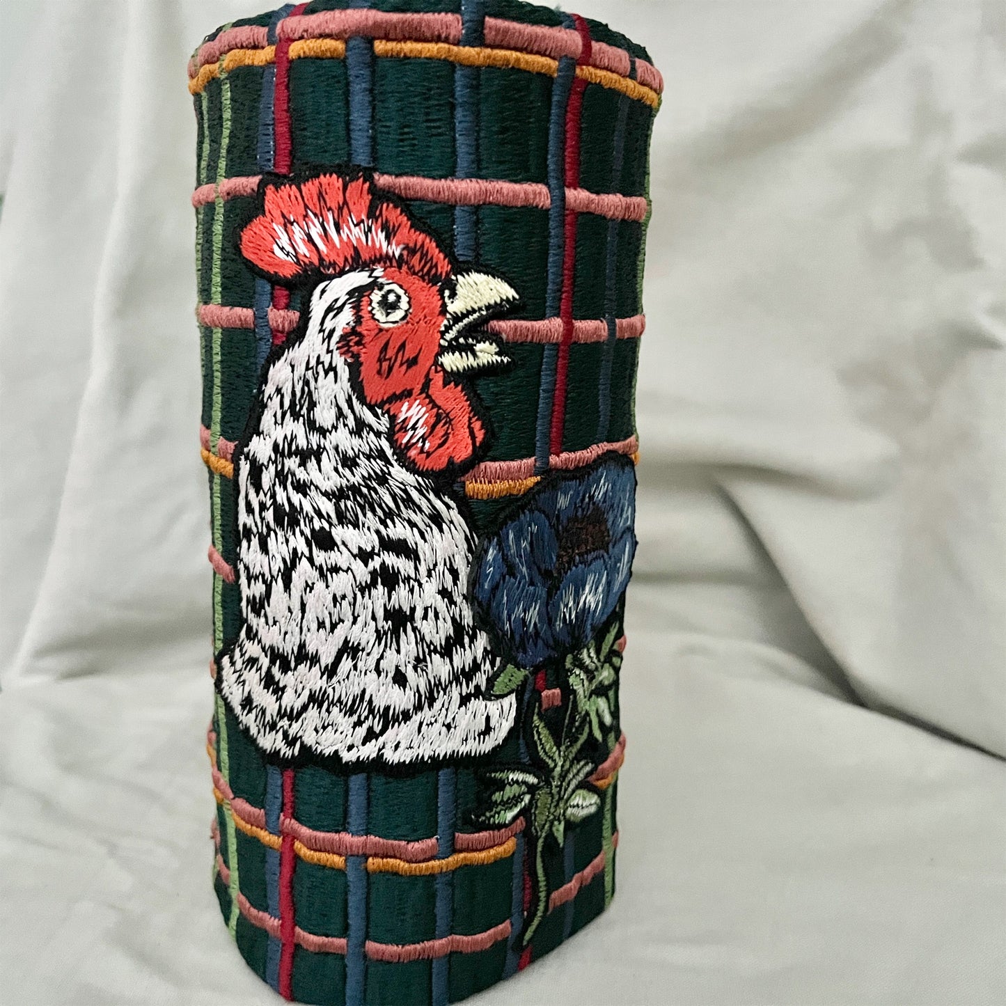 【ma.macaron】フラワーベースカバー にわとり