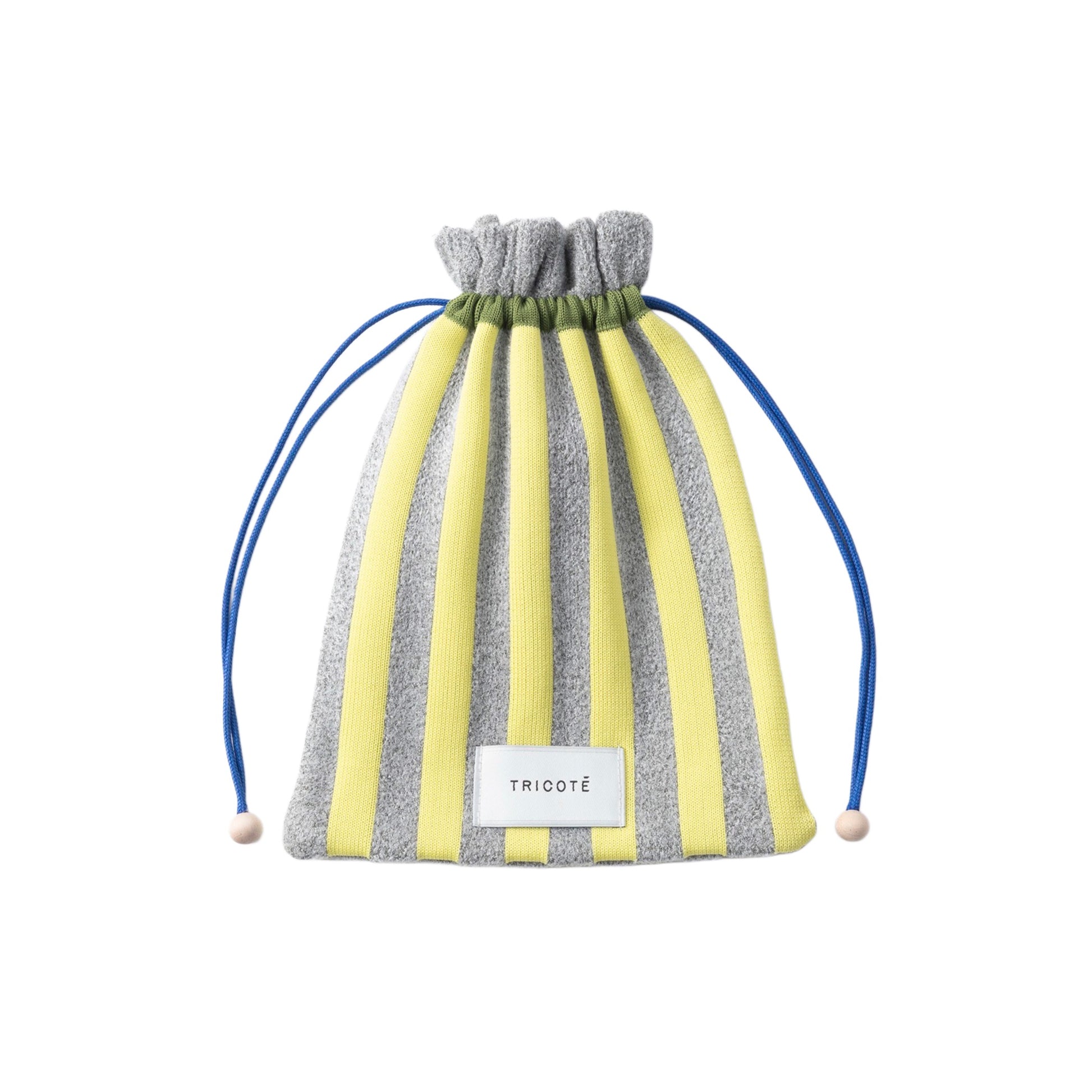 【TRICOTE】STRIPED SHAGGY MINI POUCH