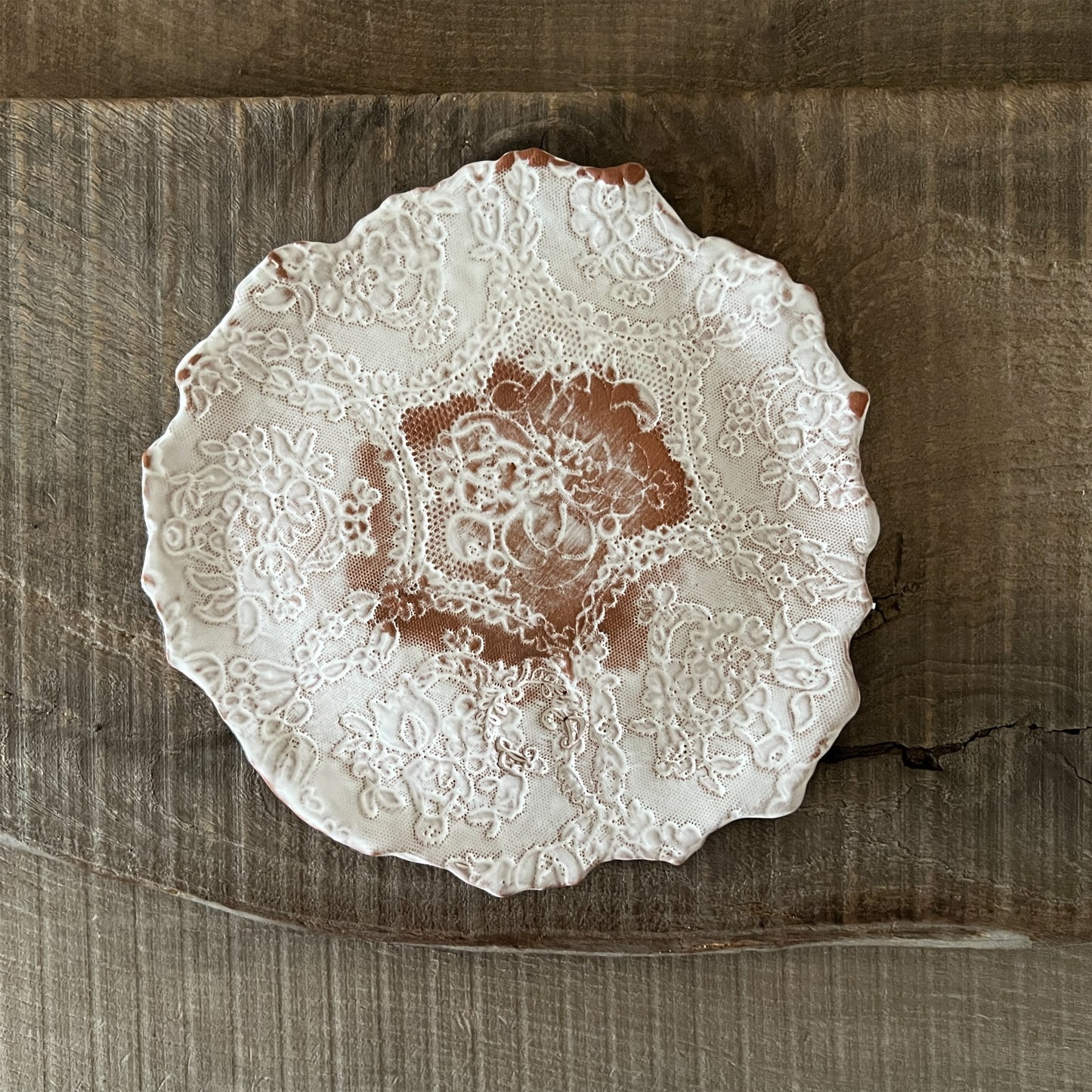 【 Valerie Casado】プレート C-Assiette Dessert Aerien_Rouge28
