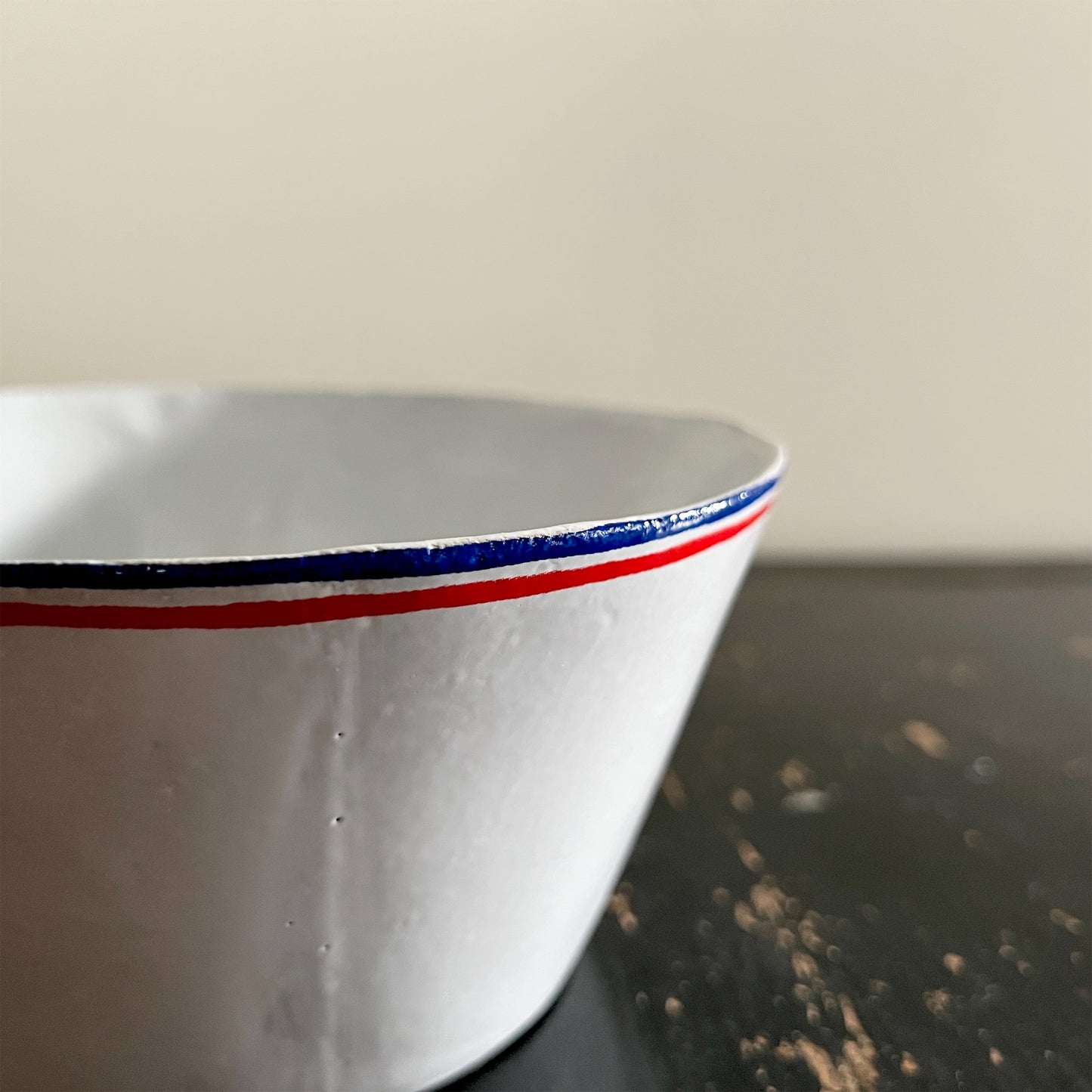 【Astier de Villatte】Small Tricolore Salad Bowl