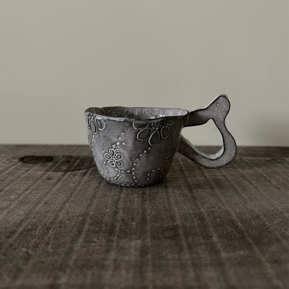 【 Valerie Casado】ティーカップ C-Tasse a The_Noir-5