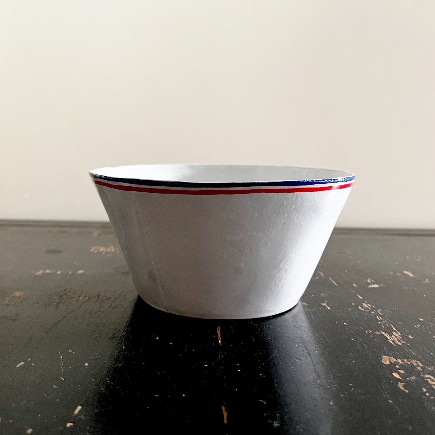 【Astier de Villatte】Small Tricolore Salad Bowl