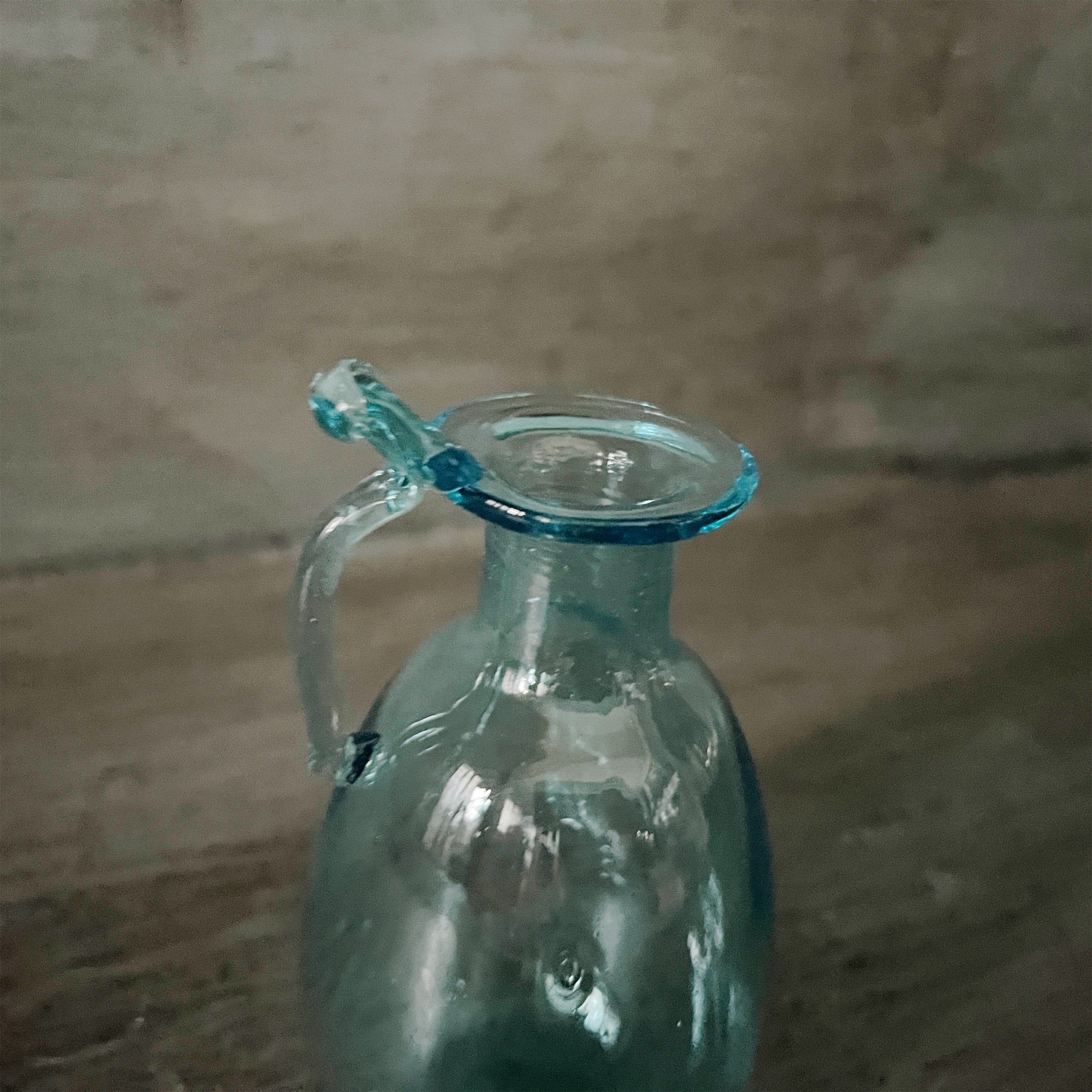 La Soufflerie】フラワーベース Amour Avec Anse Turquoise | フィール