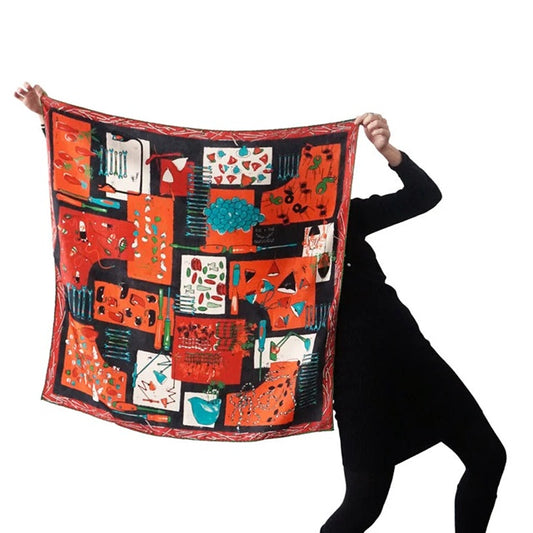 【Tse & Tse associees】スカーフ RED TSETSE SCARF 0562