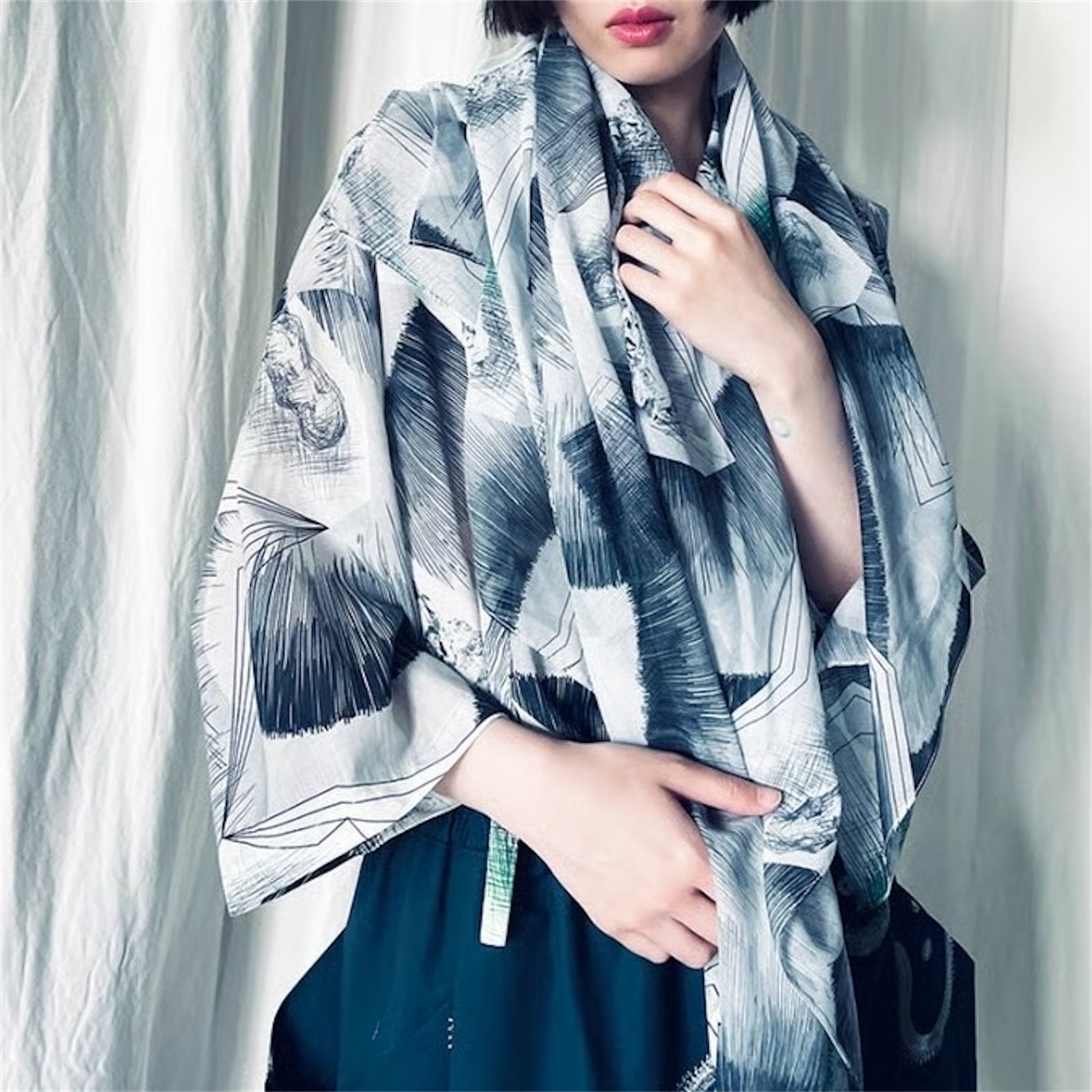 【ohta】larch scarf ac-55p